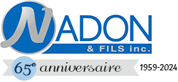 Logo Nadon et Fils inc. pour leur 65e anniversaire